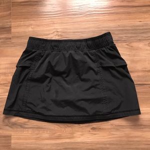 Black Lululemon tennis skirt